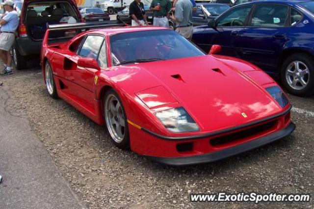 Ferrari F40 spotted in Indianapolis, Indiana