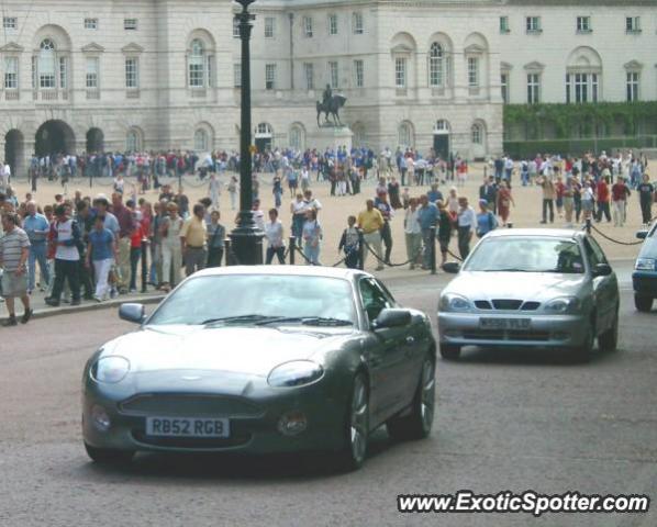 Aston Martin DB7 spotted in London, United Kingdom