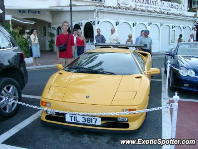 Lamborghini Diablo spotted in Marbella, Spain