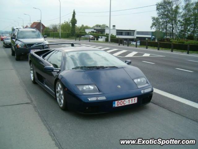 Lamborghini Diablo spotted in Tielt, Belgium