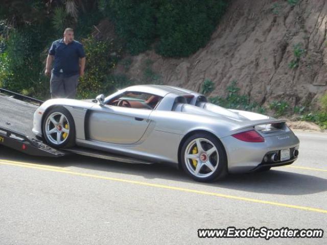 Porsche Carrera GT spotted in Malibu, California