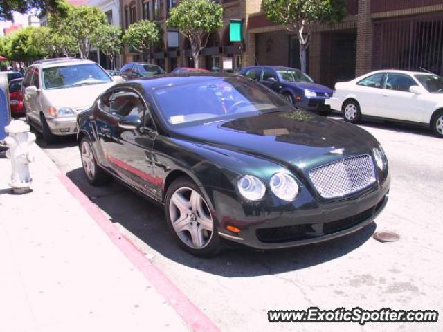 Bentley Continental spotted in San Francisco, California