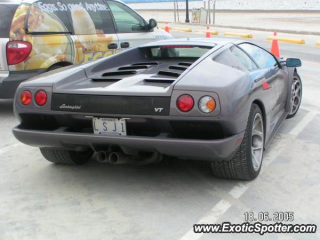 Lamborghini Diablo spotted in Wasaga Beach, Canada