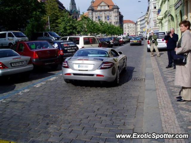 Mercedes SLR spotted in Prague, Czech Republic