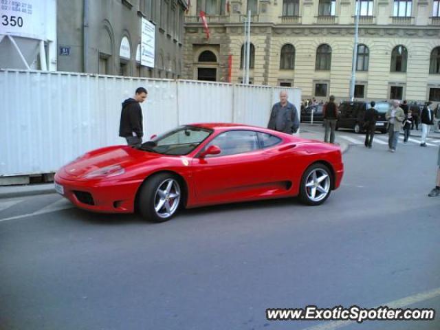 Ferrari 360 Modena spotted in Prague, Czech Republic