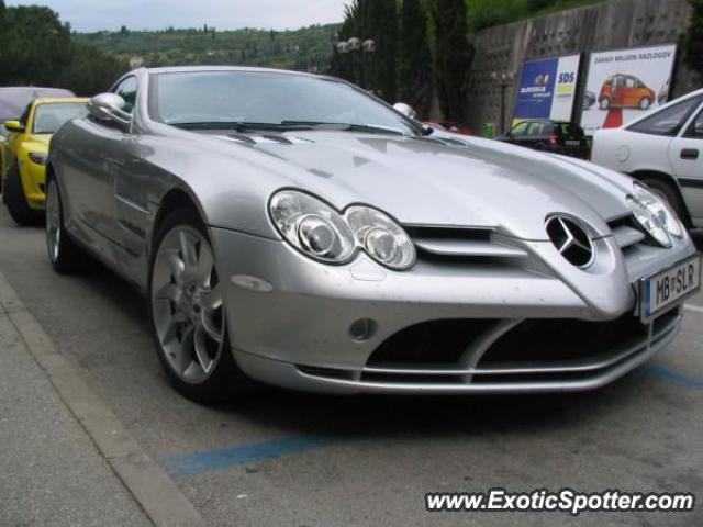 Mercedes SLR spotted in Portoroz, Slovenia