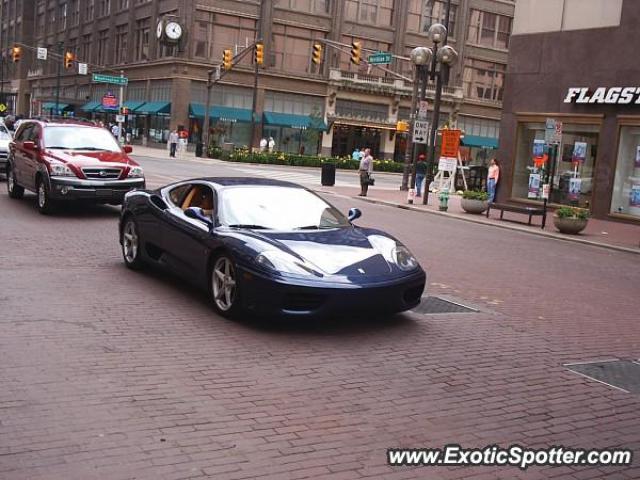 Ferrari 360 Modena spotted in Indianapolis, Indiana