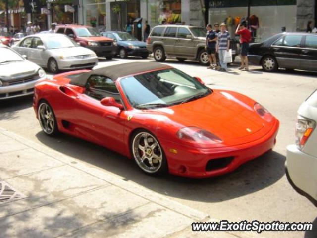 Ferrari 360 Modena spotted in Montreal, Canada