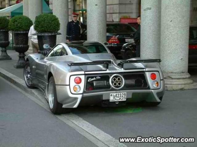 Pagani Zonda spotted in Dubai, United Arab Emirates