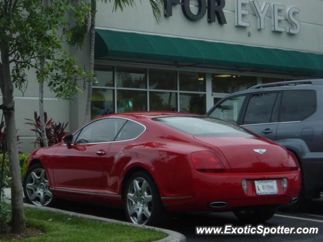 Bentley Continental spotted in Miami, Florida