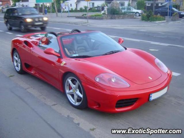 Ferrari 360 Modena spotted in Warsaw, Poland