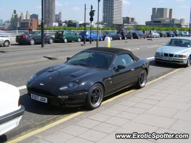 Aston Martin DB7 spotted in London, United Kingdom