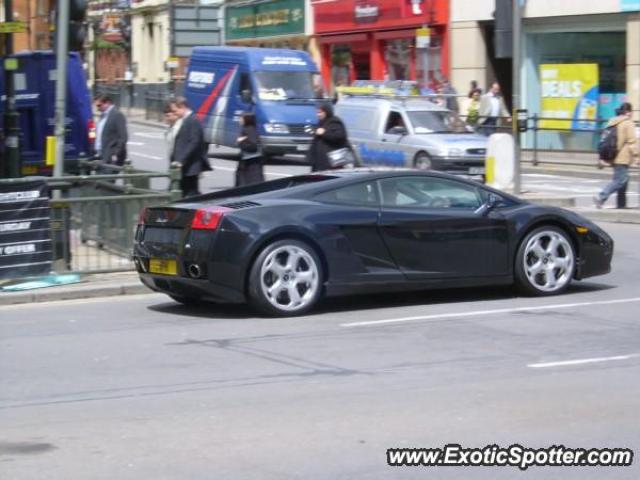 Lamborghini Gallardo spotted in London, United Kingdom