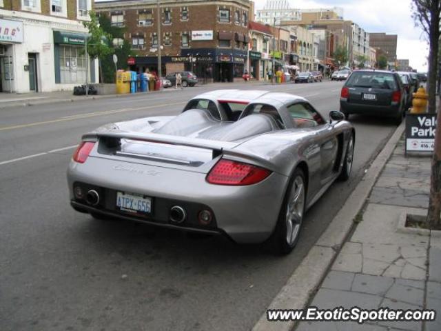 Porsche Carrera GT spotted in Toronto, Canada