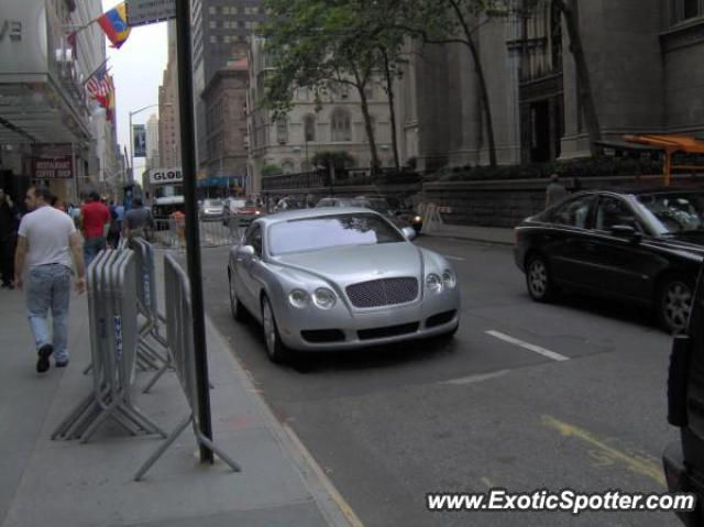 Bentley Continental spotted in New York, New York