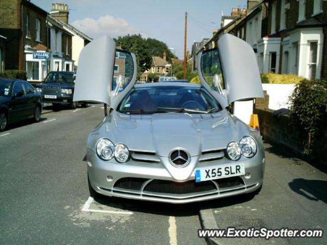 Mercedes SLR spotted in London, United Kingdom