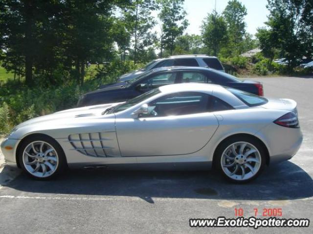 Mercedes SLR spotted in Muskoka, Canada