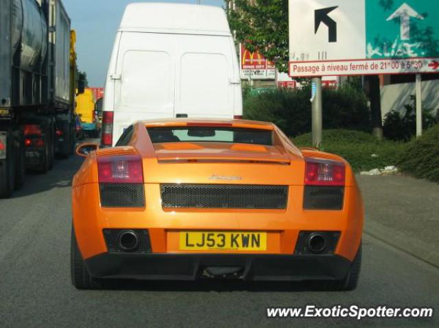 Lamborghini Gallardo spotted in Le Havre, France