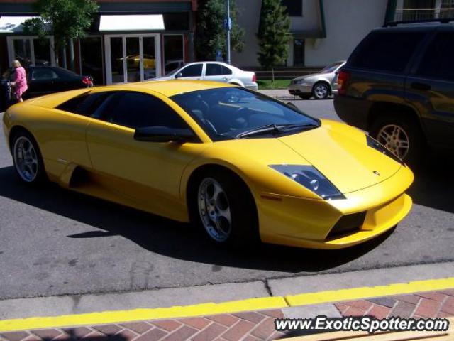 Lamborghini Murcielago spotted in Aspen, Colorado