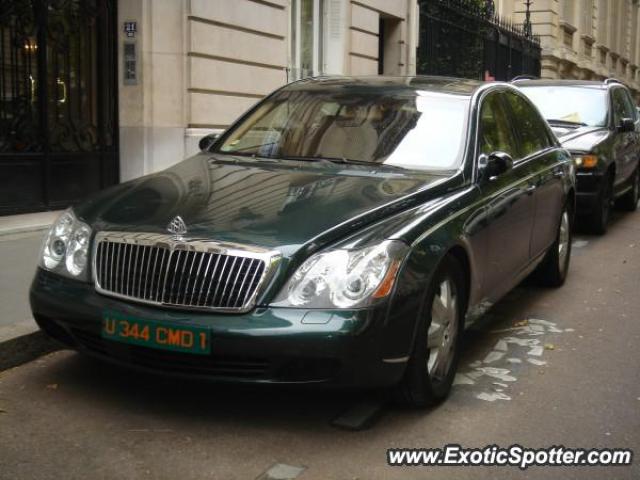 Mercedes Maybach spotted in Paris, France