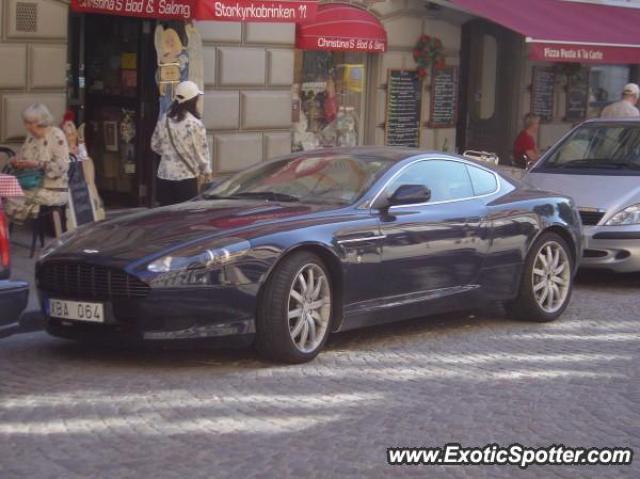 Aston Martin DB9 spotted in Stockholm, Sweden