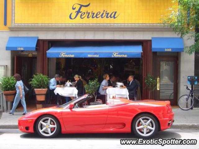 Ferrari 360 Modena spotted in MONTREAL, Canada