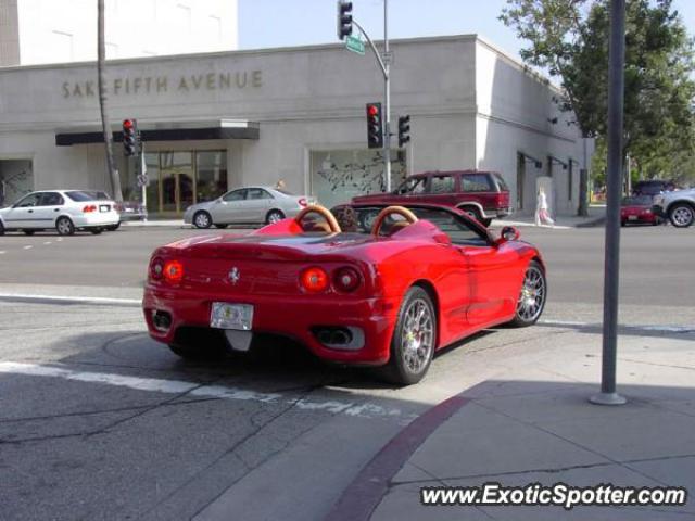 Ferrari 360 Modena spotted in Beverly Hills, California