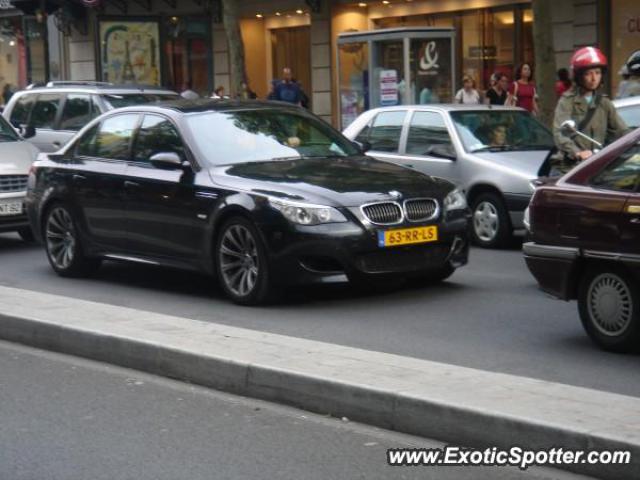 BMW M5 spotted in Paris, France