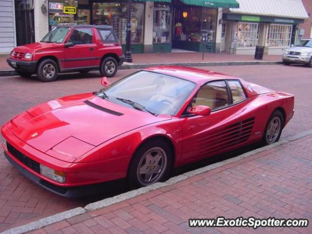 Ferrari Testarossa spotted in Annapolis, Maryland