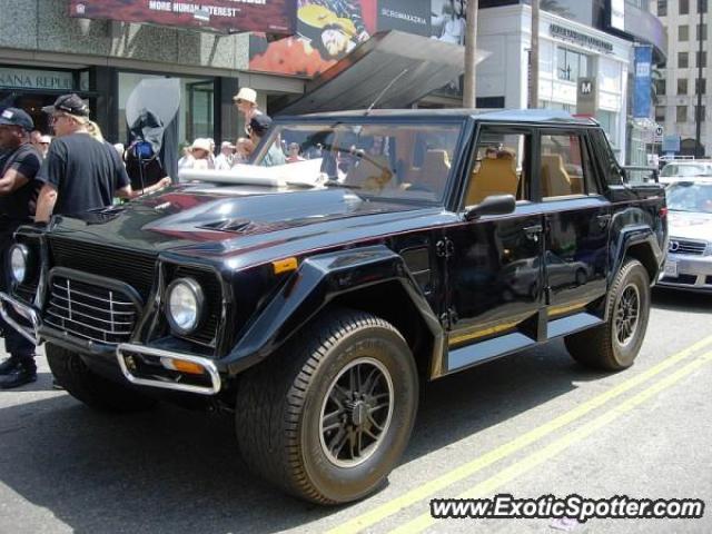 Lamborghini LM002 spotted in Hollywood, California