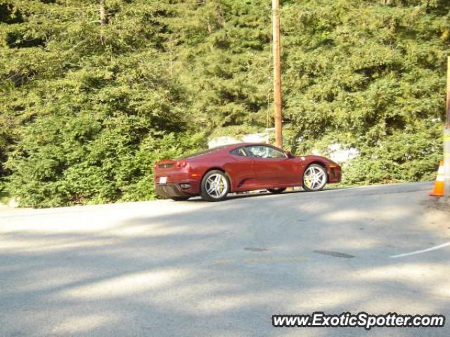 Ferrari F430 spotted in Big Sur, California