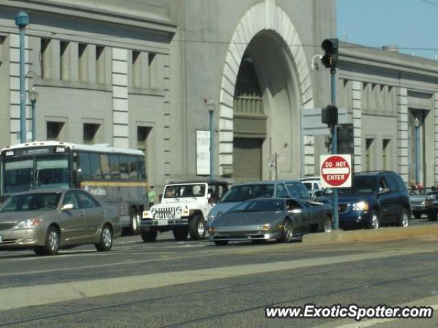 Lamborghini Diablo spotted in San Francisco, California