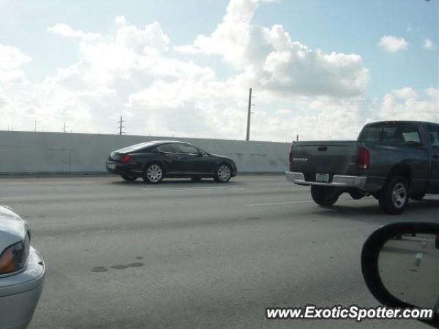 Bentley Continental spotted in Miami, Florida