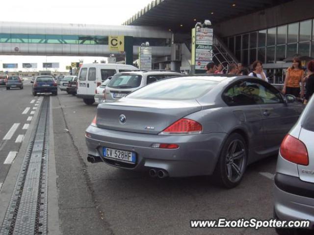 BMW M6 spotted in Fiumicino Airport, Italy