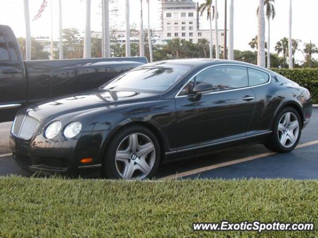 Bentley Continental spotted in Palm Beach, Florida