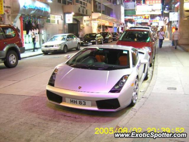 Lamborghini Gallardo spotted in Hong Kong, China