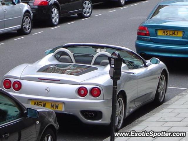 Ferrari 360 Modena spotted in London, United Kingdom