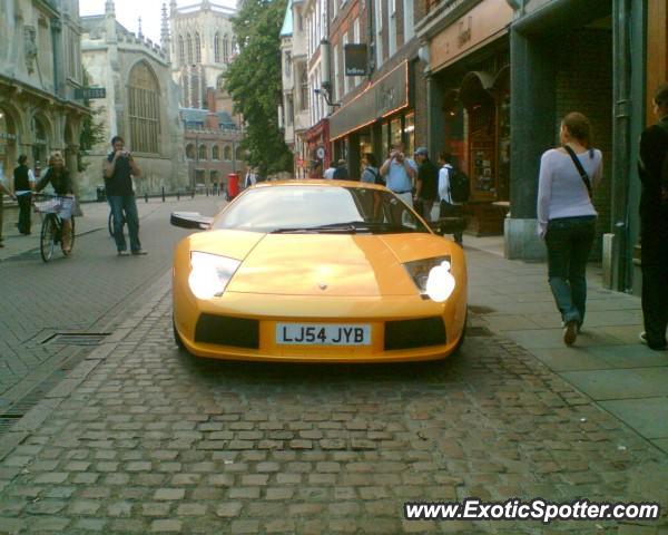 Lamborghini Murcielago spotted in Cambridge, United Kingdom