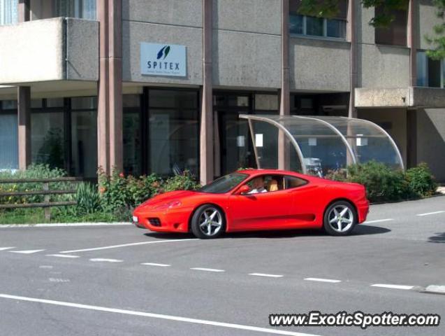 Ferrari 360 Modena spotted in Aarberg, Switzerland