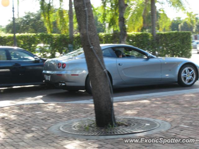 Ferrari 612 spotted in Coral Gables, Florida