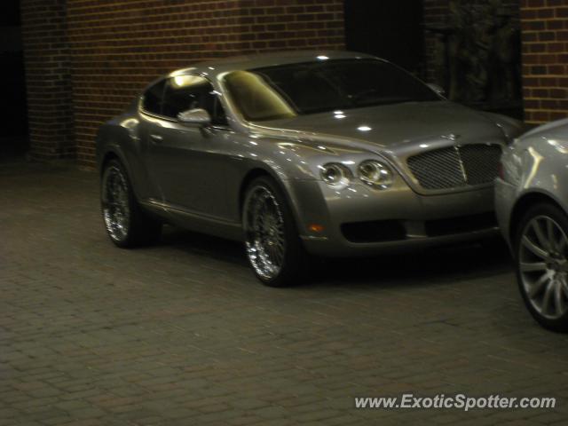 Bentley Continental spotted in Georgetown, Maryland