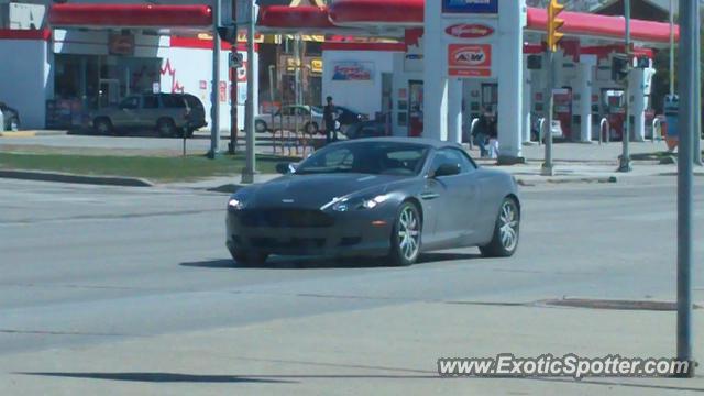 Aston Martin DB9 spotted in Winnipeg, Manitoba, Canada