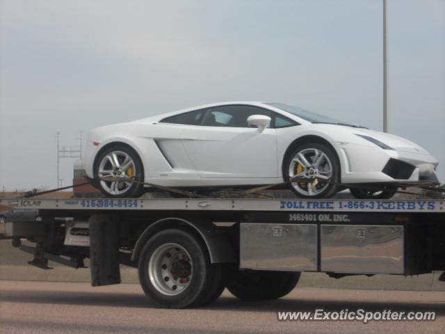 Lamborghini Gallardo spotted in Toronto, Canada