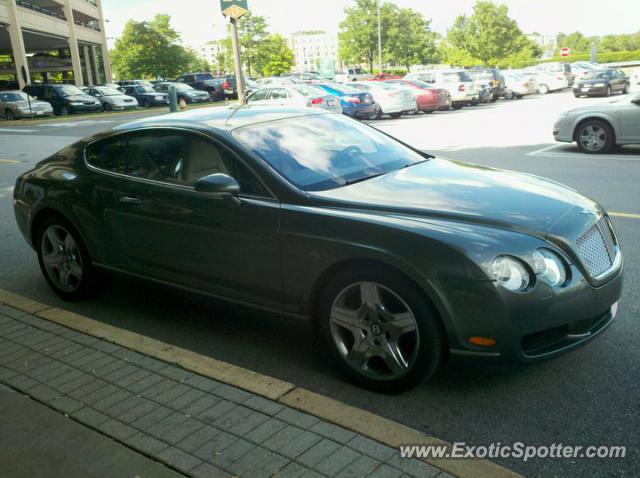 Bentley Continental spotted in King Of Prussia, Pennsylvania