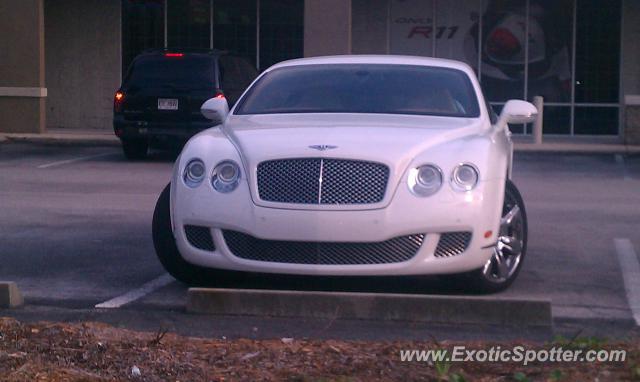 Bentley Continental spotted in Jacksonville, Florida