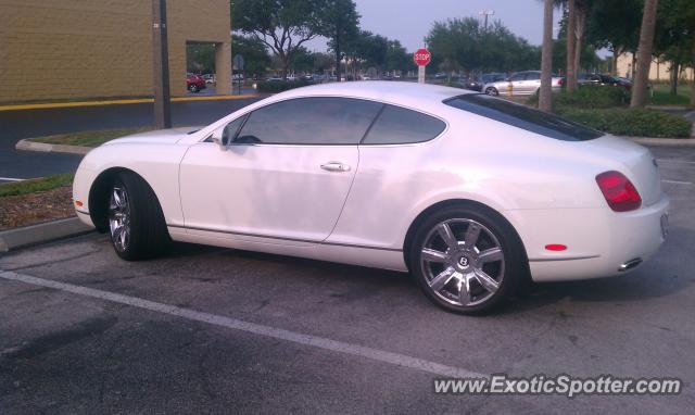 Bentley Continental spotted in Jacksonville, Florida