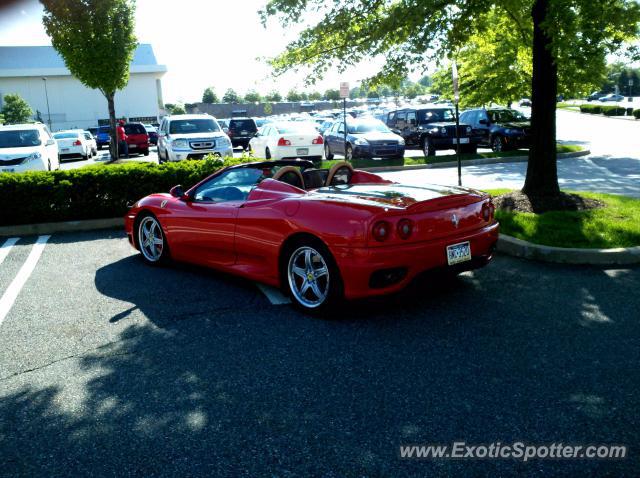 Ferrari 360 Modena spotted in King Of Prussia, Pennsylvania