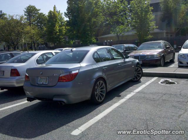 BMW M5 spotted in Newton Centre, Massachusetts