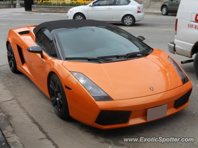 Lamborghini Gallardo spotted in Guelph, Canada