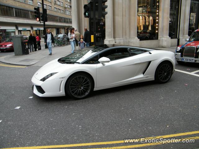 Lamborghini Gallardo spotted in London, United Kingdom